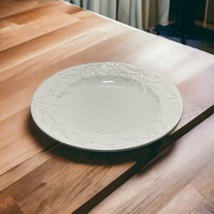 Vintage Plate PIER 1 White Grapes Salad Plate Hand Painted Embossed Grapes Plate